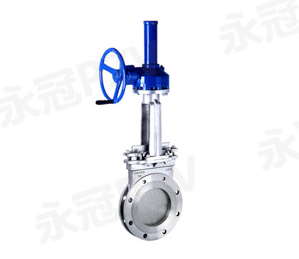 Bevel Gear Flange Knife Gate Valve