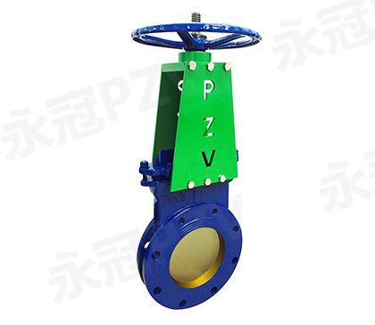 Eccentric dark rod knife gate valve PZV43H