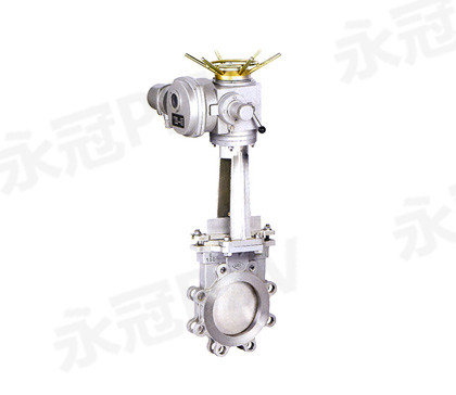 Electric plum blossom knife gate valve PZV943H