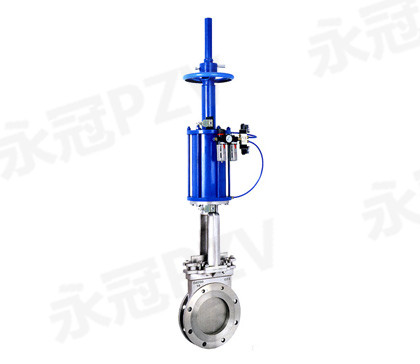 Pneumatic Flange Knife Gate Valve PZ673H