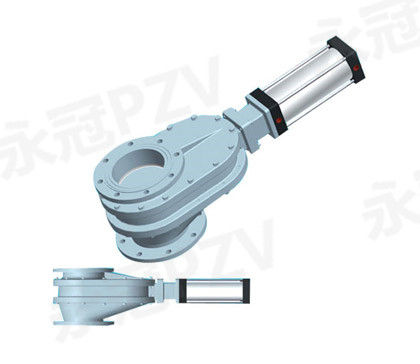 Pneumatic Double Gate Ceramic Feed Valve Type D